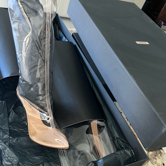 Yeezy Season 4 Authentic New thigh high PVC boot - Picture 4 of 4